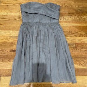 J. Crew Silk Strapless Bridesmaid Dress